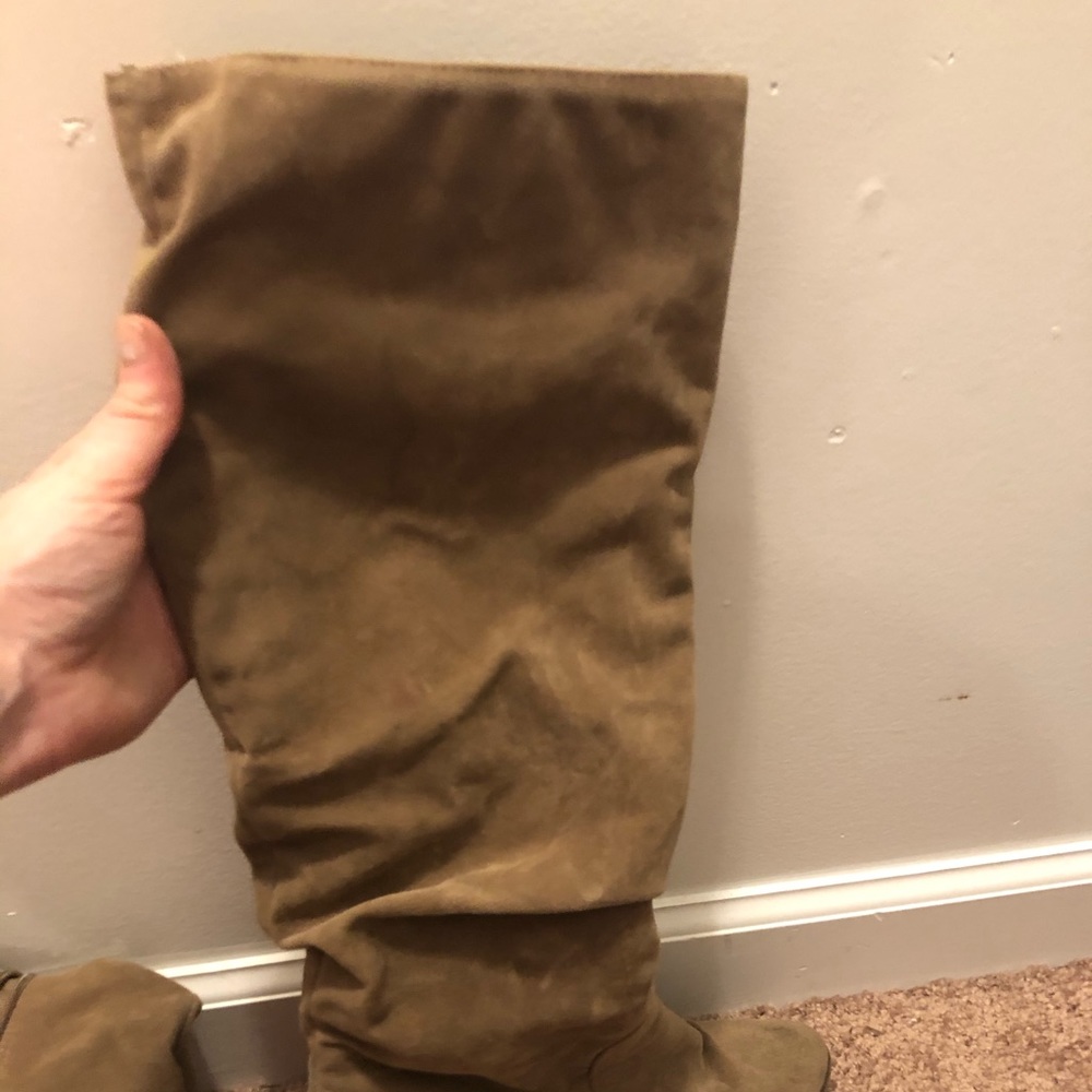 Carmel knee high boots.